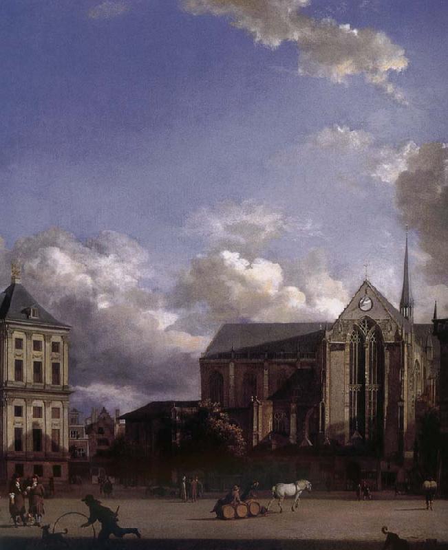 Jan van der Heyden Grand Place oil painting image